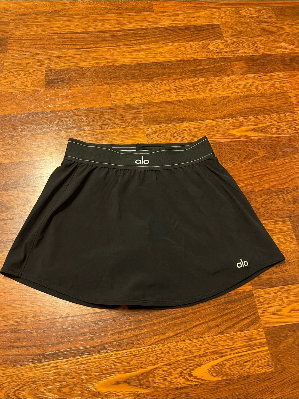 ALO Match Point Tennis Skirt - Black S